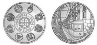 Moneda 7.50€ Portugal 2024 Capitales Iberoamerican