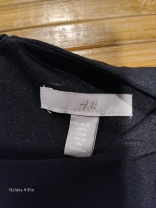 Vestido negro mujer con cinturón