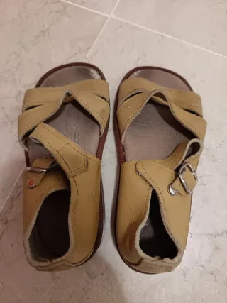 Sandalias Nazareno Piel Beige