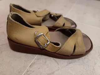 Sandalias Nazareno Piel Beige