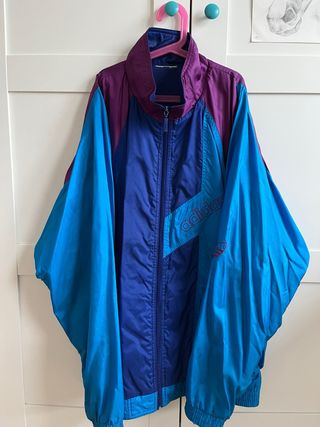 Chaqueta Vintage Adidas Azul y Morado