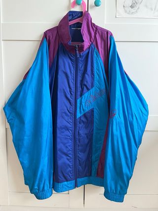 Chaqueta Vintage Adidas Azul y Morado