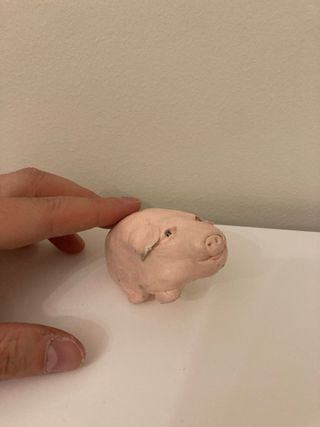 Figura de Cerdo Hecha a Mano