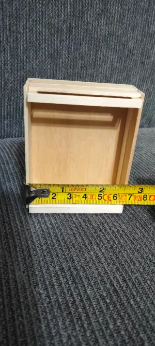 Cassetta in legno naturale