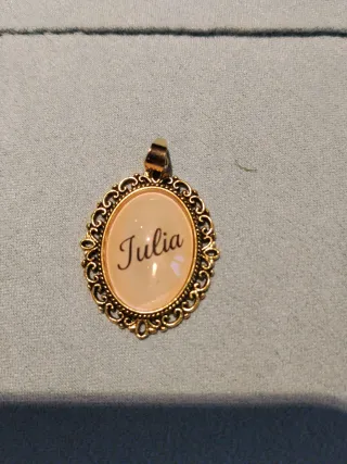 Colgante fallera con nombre