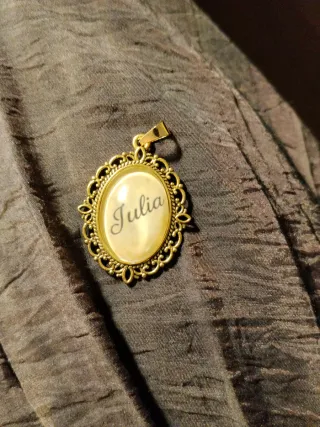 Colgante fallera con nombre