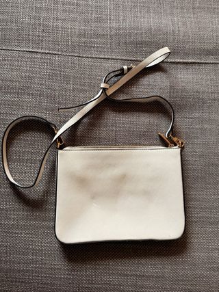 Elegante bolso blanco, pequeño
