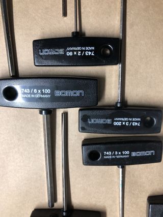 Set di chiavi Allen con manico in T (11 P.)