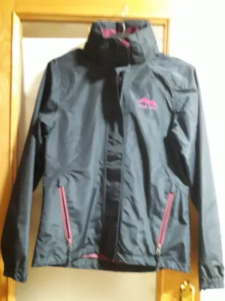 Anorak cortavientos mujer azul oscuro T40