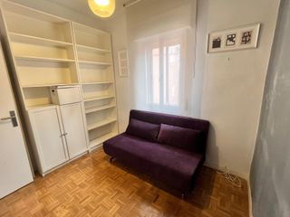 Sofá Cama Plegable Morado Tela