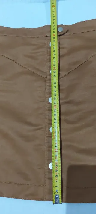 Falda antelina marrón