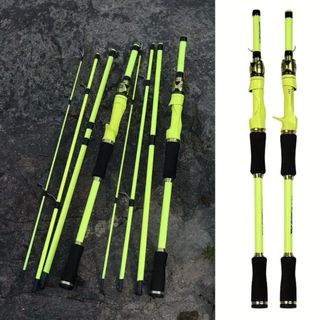 Caña de pesca de fibra de vidrio