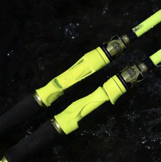 Caña de pesca de fibra de vidrio