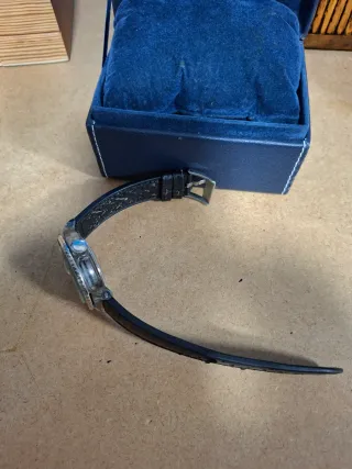 Reloj Antonio Miro Hombre Negro y Plateado