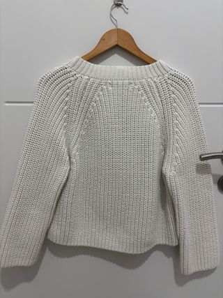 Jersey blanco de punto