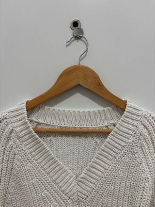 Jersey blanco de punto