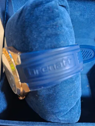 Reloj Brenatt Hombre Azul y Dorado