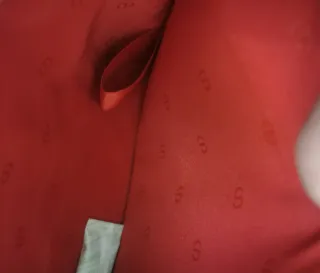 Pochette vernice rossa