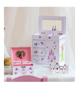 Joyero Musical Infantil Princs 4 Cajones negociabl