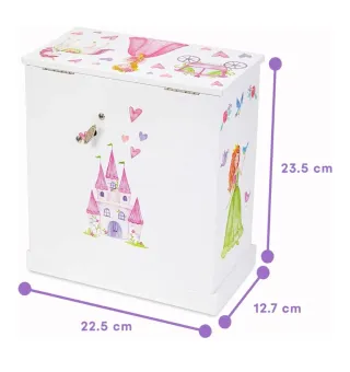 Joyero Musical Infantil Princs 4 Cajones negociabl