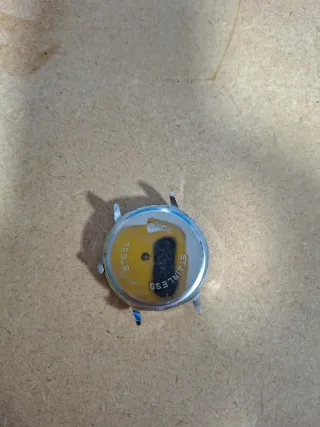 Reloj D&Y Hombre Plata y Morado