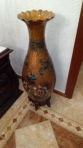 Jarrón alto decorativo