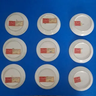 9 Piatti BIDASOA Dipinti a Mano