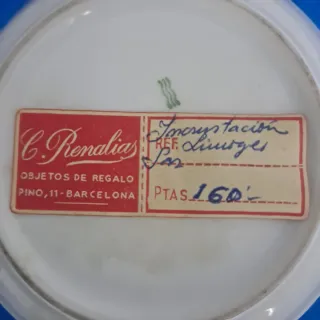 9 Piatti BIDASOA Dipinti a Mano