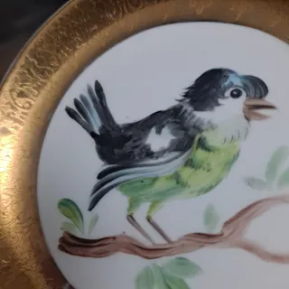 9 Piatti BIDASOA Dipinti a Mano