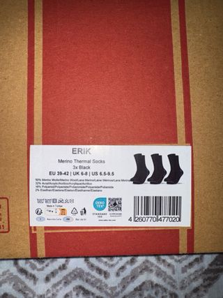 Calcetines térmicos de lana merino ERIK – Pack 3 p