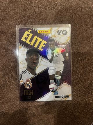 Cromo Panini Élite Vinicius Jr. Real Madrid