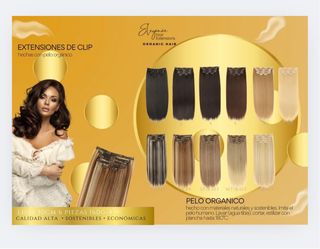 Extensiones Pelo Orgánico Elegance Clip 160g