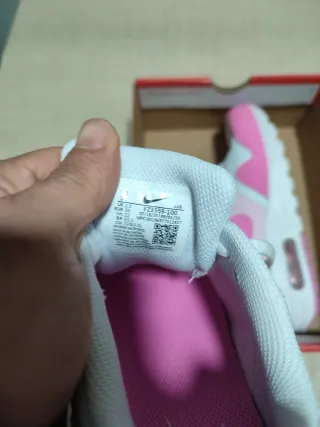 Nike Air Max 1 GS Rosa y Blanco