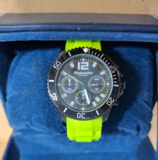 Reloj Deportivo Neckmarine Negro y Verde