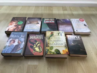 Lote de libros de narrativa