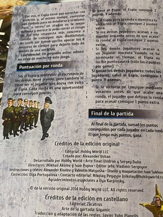 El espía (que se perdió) - Juego de mesa