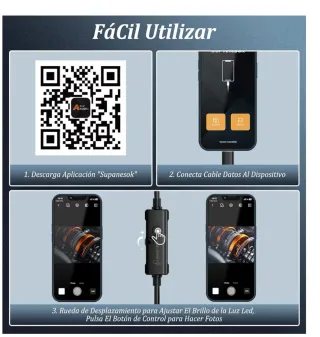 Cámara Endoscópica Ennovor 10M HD