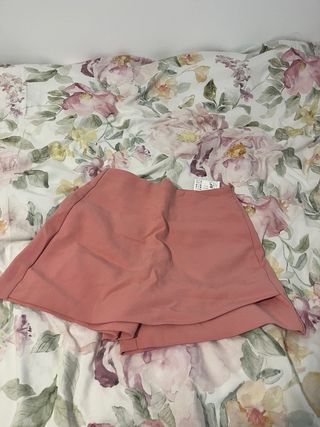 Falda pantalón rosa