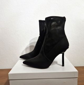 Stivaletti a calzino, tacco, Guess, nero, N.41