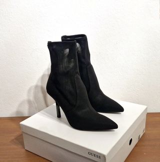 Stivaletti a calzino, tacco, Guess, nero, N.41