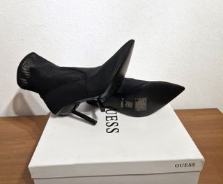Stivaletti a calzino, tacco, Guess, nero, N.41