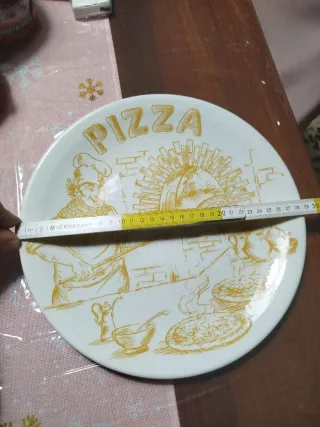 Set 6 piatti + 1 piatto grande vintage