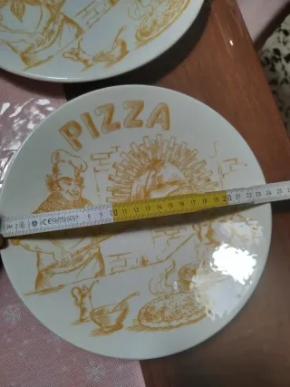 Set 6 piatti + 1 piatto grande vintage