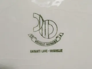 Set 6 piatti + 1 piatto grande vintage