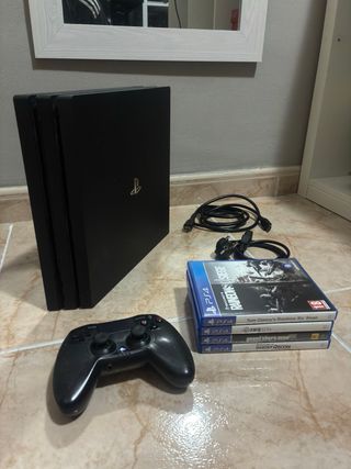 Consola PS4 Pro 1TB Negra + Juegos