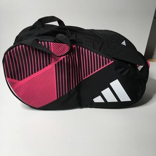 Paletero Adidas Mujer Negro y Rosa