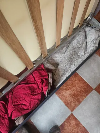 Sofá Cama Gris y Negro