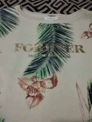 Sudadera Springfield floral ligera