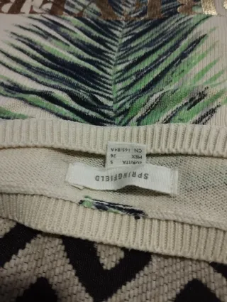 Sudadera Springfield floral ligera