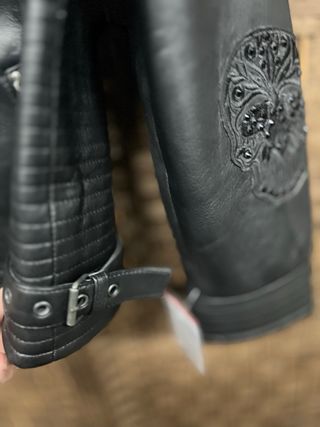 Chaqueta Piel Cordero Mujer Negra